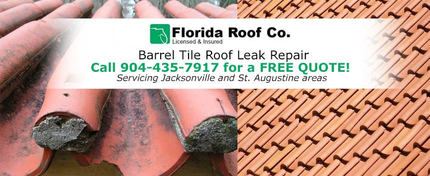 Barrel Tile Roof Leak Repair